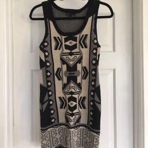 Knit Printed Tank Dress